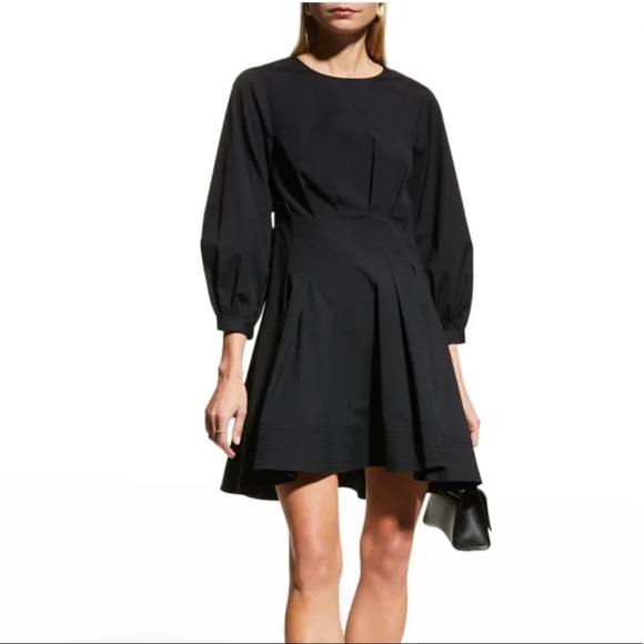 Veronica Beard Torres Long Sleeve Black Dress - Picture 4 of 6